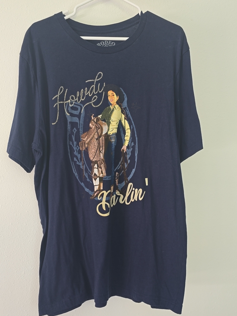 Rodeo Graphic Tee - Navy Howdy Darlin' - Women's Short Sleeve